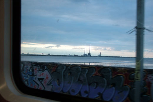 Blick aus dem Fenster der DART