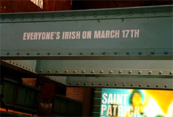 every one is irish...