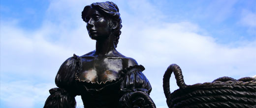 Statue der Molly Malone