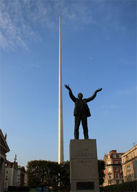 The Spire �ber den D�chern Dublins
