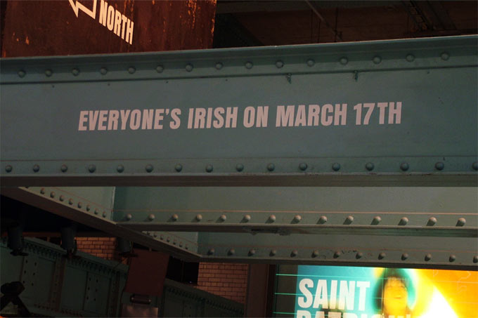 eyveryone is Irish on March 17th