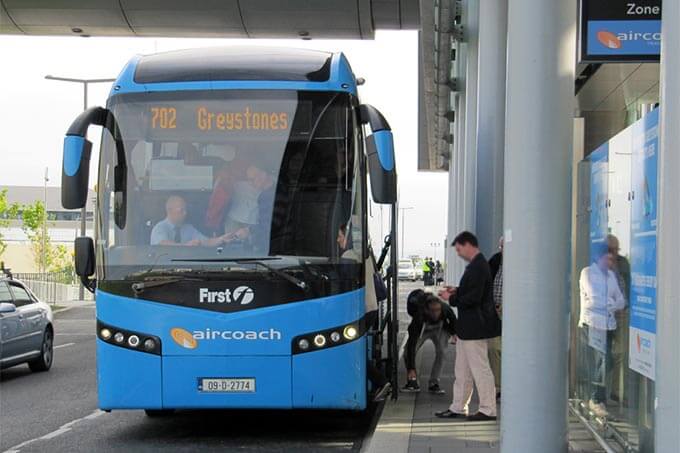 Aircoach am Flughafen Dublin