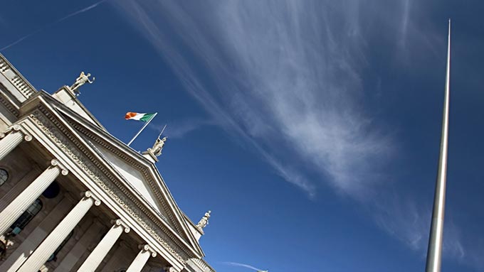 GPO und Spire an der O Connel Street