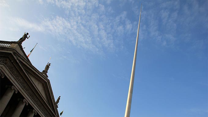 The Spire an der O Connel Street